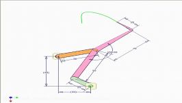 D drive four bar linkage 5