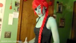 Undyne Cooks with Chara  UNDERTALE LIVE ACTION FULL