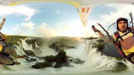 Stunning 360° Paramotor Flight Above Iguazu Falls w Rafael Goberna