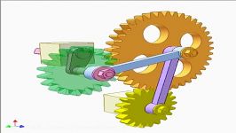 Gear and linkage mechanism 12