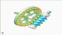 Worm Drive 11 Spring Worm Pinned Wheel