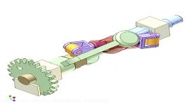 Bar mechanism for speed reduction 1