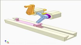 Slider crank mechanism with elbow lever 1