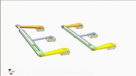 Study of parallelogram mechanism 1a