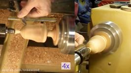 Woodturning A Christmas Bell Ornament Inside Out