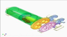 Converting Rotation to Rotary and Linear reciprocating motion 2