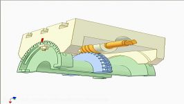 Worm Drive 4 Rotating and rolling worm