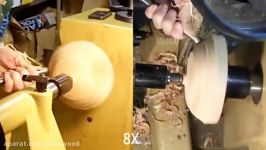 Woodturning and Microwaving Apricot Bowl