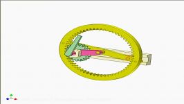 Internal gear slider mechanism 4