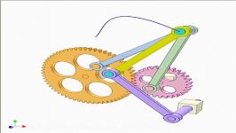 Gear and linkage mechanism 16