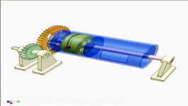 Converting rotation to rotary and linear reciprocating motion 3