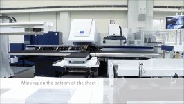 TRUMPF Punching Marking tool from below