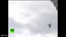 Russian Air force MAKS Airshow Su 30 and PAK FA T 50 flying