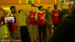 Denver Nuggets take a tour of Emirates Stadium