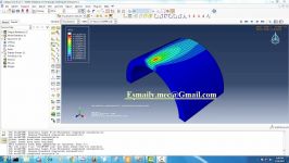 توزیع حرارت تورچ جوشکاری مدل گلداک در اباکوس Dflux