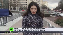 ‘We will rise up’ US outlet pares anti Trump protests to Arab Spring