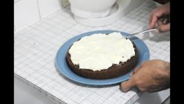 How To Make Very Easy Chocolate Cake  آموزش درست کردن کیک تولد روکش شکلات