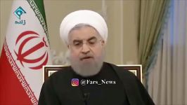 گزارش معنی دار ۲۰۳۰ دقایقی قبل مصاحبه تلویزیونی روحانی پخش شد‬