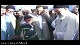 یادگاری شهید فرزند شهید به رهبر انقلاب دادند