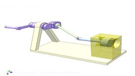 Spatial slider crank mechanism 6