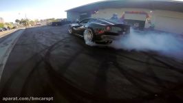 731HP Ferrari Berlinetta Donuts at the Donut Garage