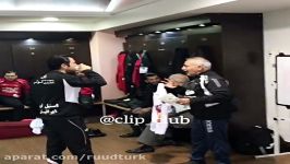 چالش جالب مانکن در رختکن پرسپولیس