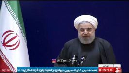 کنایه روحانی به ترامپ نمی توان بین ملت ها دیوار کشید