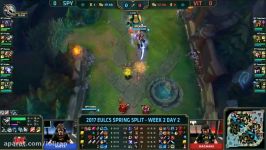 VIT vs SPY Highlights Game 1 EU LCS 2017 Spring W2D2 Team Vitality vs Splyce