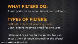 cPanel Tutorials Email Filters