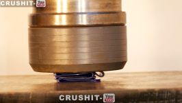 Crushing Flexible Ruler with Hydraulic Press