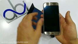 جعبه گشایی گوشی Samsung Galaxy S7  موبایل آبی