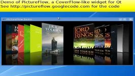 PictureFlow a CoverFlow widget for Qt