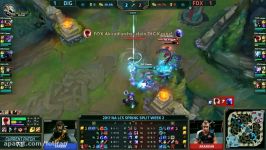 DIG vs FOX Highlights Game 3 NA LCS 2017 Spring W2D2 Team Dignitas vs Echo FOX