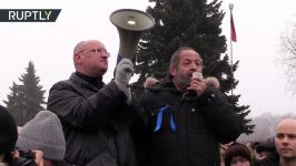 Protest against handing over iconic Saint Isaacs Cathedral to the Orthodox Church in St Petersburg