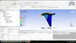 مدلسازی تحلیل استاتیکی یک قید تقویتی در Ansys