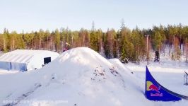 Daniel Bodin Lands Huge Double Backflip on a Snowmobile