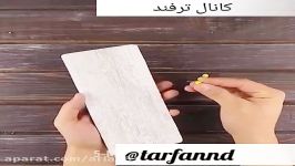 چجوری میتونم دستمال کاغذی دفترچه یادداشت بسازم آریا