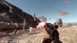 تریلر معرفی هنگام انتشار بازی Star Wars Battlefront