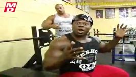 تمرین مشترك Victor Martinez and Kai Greene