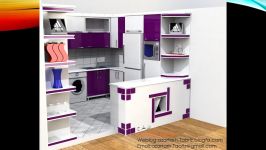 طراحی کابینت آشپزخانه کمد دیواری آذرطرح