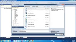 ایجاد یک پروژه جدید در vb2010