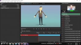 8 قسمت هشتم رکورد صدا  آموزش Adobe Character Animator  سعید طوفانی