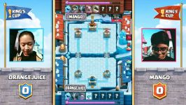 Orange Juice VS Mango  Clash Royale Kings Cup