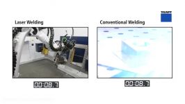 Time Comparison Laser Welding vs. MIG