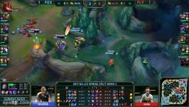 FOX vs FLY Highlights Game 3 NA LCS 2017 Spring W2D3 Echo FOX vs FlyQuest eSports