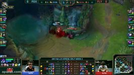 FOX vs FLY Highlights Game 1 NA LCS 2017 Spring W2D3 Echo FOX vs FlyQuest eSports