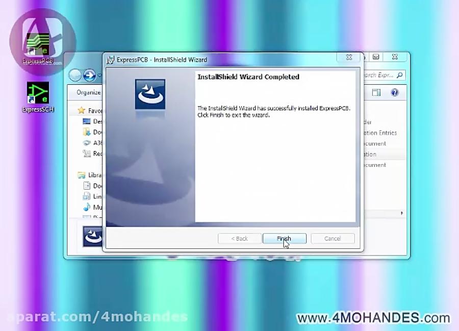 راهنمای نصب نرم افزار ExpressPCB 7.0.2 4MOHANDES.com