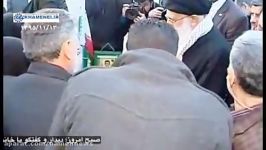 گفت گوی رهبر انقلاب خانواده شهدای آتش نشان