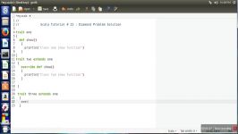 Solution of Diamond Problem in Scala # Scala Tutorial  15