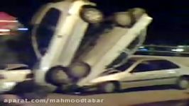 Extrem car accident really strange تصادف ماشین خیلی عجیب در ایران